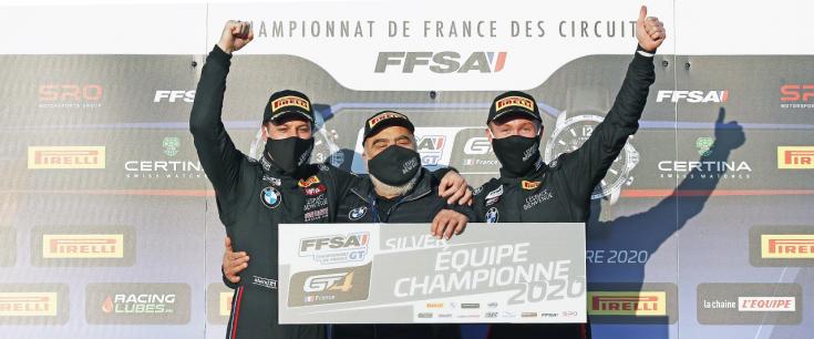 CHAMPION DE FRANCE GT4 catégorie Silver