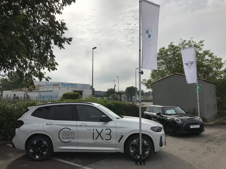 BMW iX3 et MINI Electric lors de la Green Week