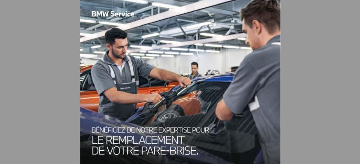 remplacement pare-brise BMW Charrier