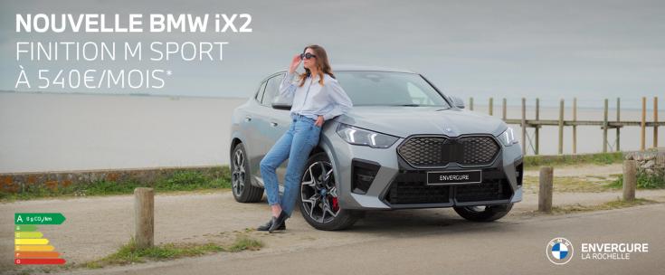 Votre BMW iX2 M Sport à 540€/mois*.