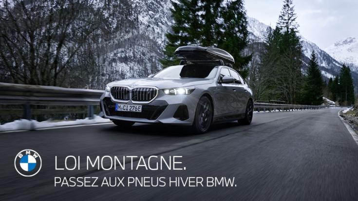 Avec BMW, restez en conformité sans rien céder à la performance.  Nos pneus hiver 3PMSF au marquage étoilé, développés sur mesure pour votre BMW, offrent adhérence, précision et sécurité sur toutes les routes froides. 
