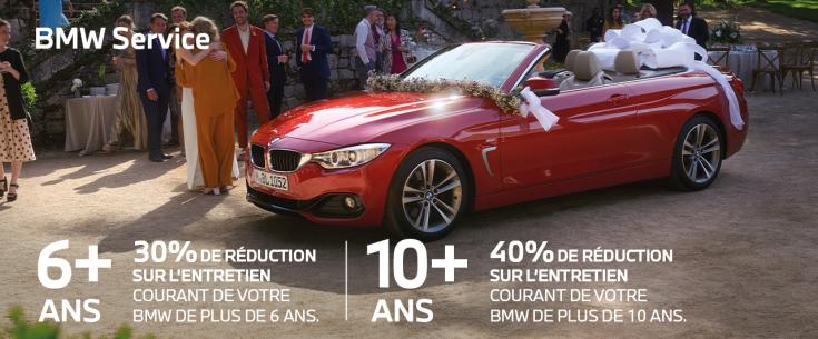 Entretien BMW : des remises exclusives pour les véhicules de plus de 6 ans