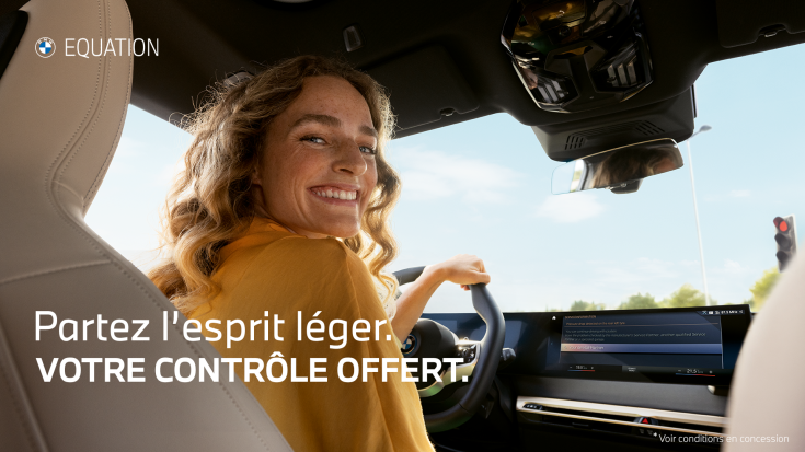 Partez l'esprit léger, votre contrôle offert