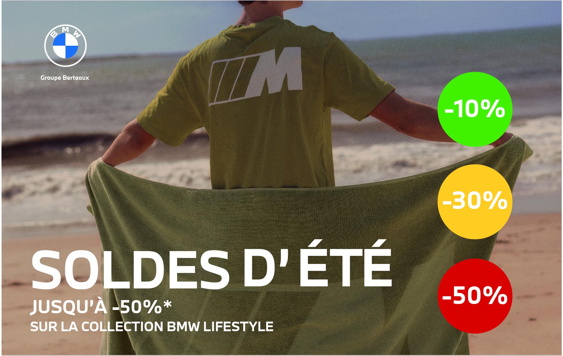 Jusqu’à -50 % sur la collection BMW Lifestyle chez BMW Groupe Berteaux 🛍️