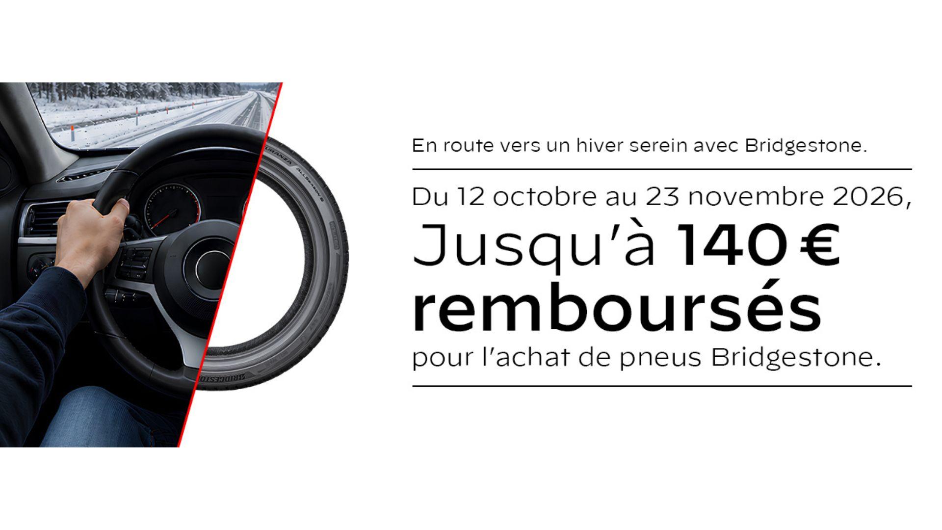 OFFRE PNEUMATIQUES BRIDGESTONE EN CONCESSION 