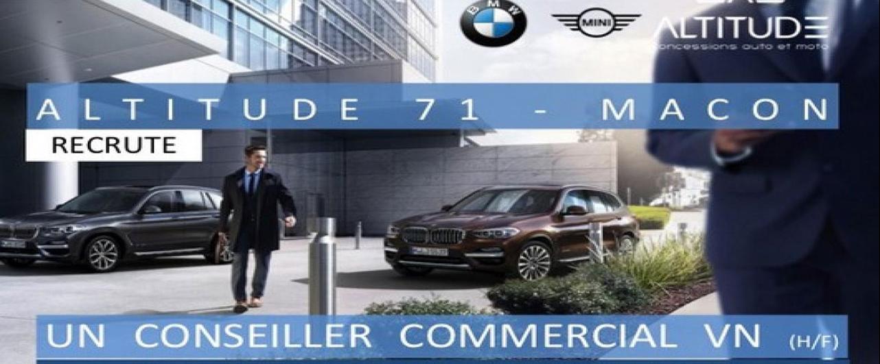 Bmw Altitude 71 Recrute Conseiller Commercial Bmw Altitude