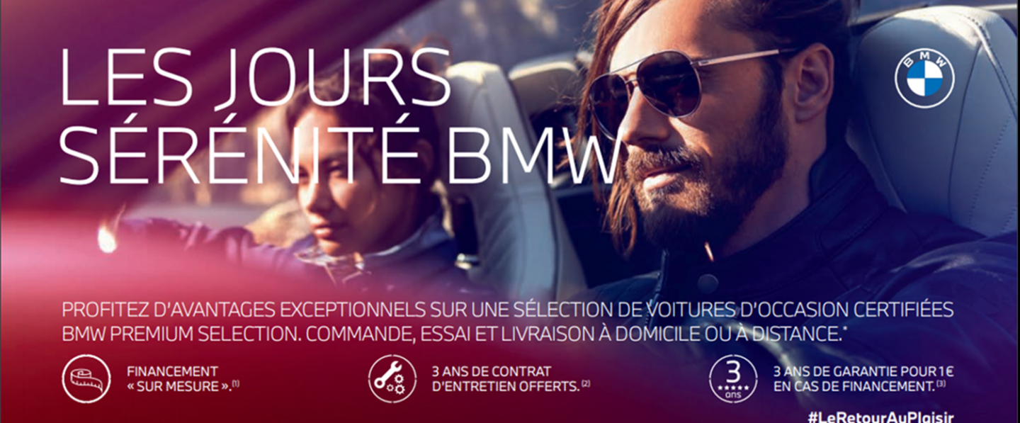 Weekend de l'occasion BMW