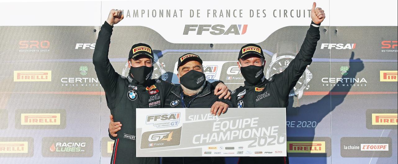 CHAMPION DE FRANCE GT4 catégorie Silver