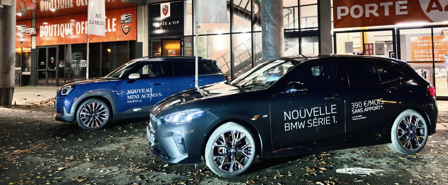 Véhicules exposés au Gala des Loges FC Lorient 2024 