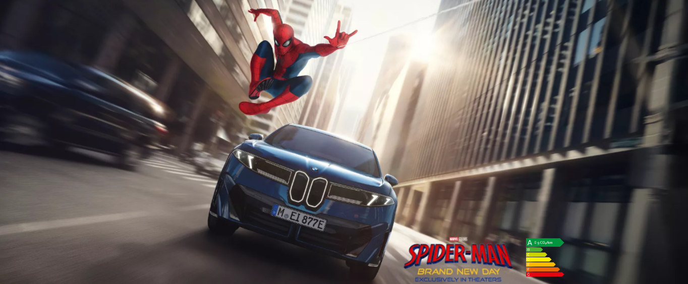 BMW iX Spider man