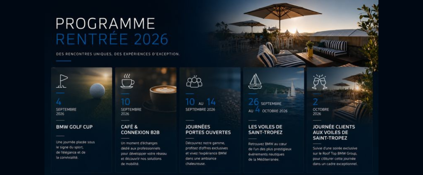 Programme de la rentrée
